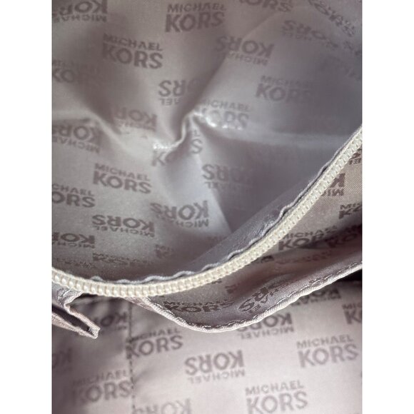 Michael Kors Jet Set Signature Logo Large Brown Tote Bag Gold Hardware Leather - Picture 13 of 13